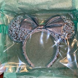 Hand Made Blue Mickey Headband